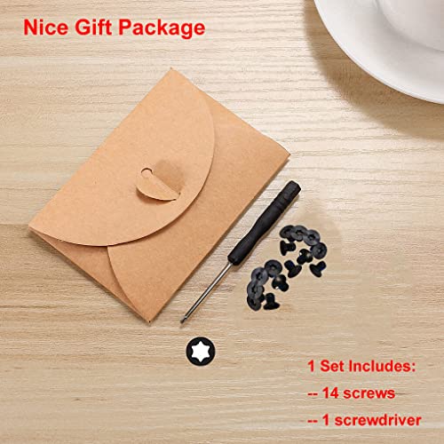 RFID Metal Wallet Repair Kit with Screwdriver and Screws