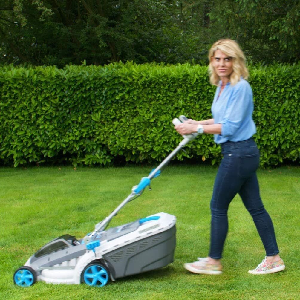 Cordless Lawn Mower, 18 Inch Lightweight Lawn Mower, 40V Lithium-ion Lawnmower