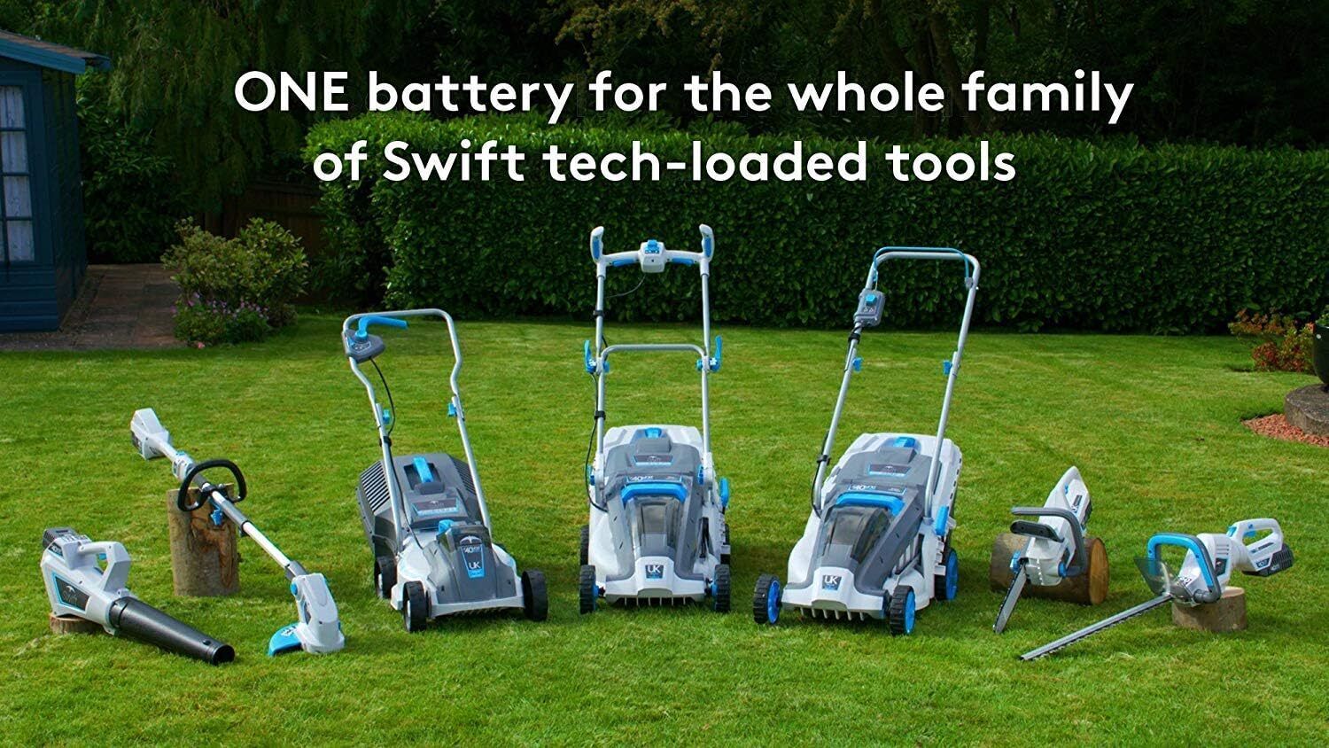 Cordless Lawn Mower, 18 Inch Lightweight Lawn Mower, 40V Lithium-ion Lawnmower