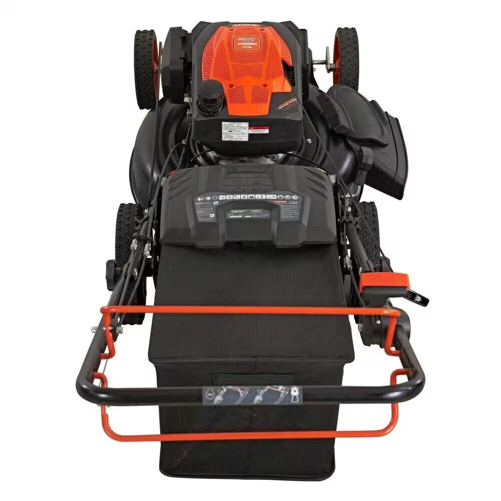22 in. 201cc Self-Propelled Gas Lawn Mower - High Wheel 3-in-1, CVT, 6-Speed