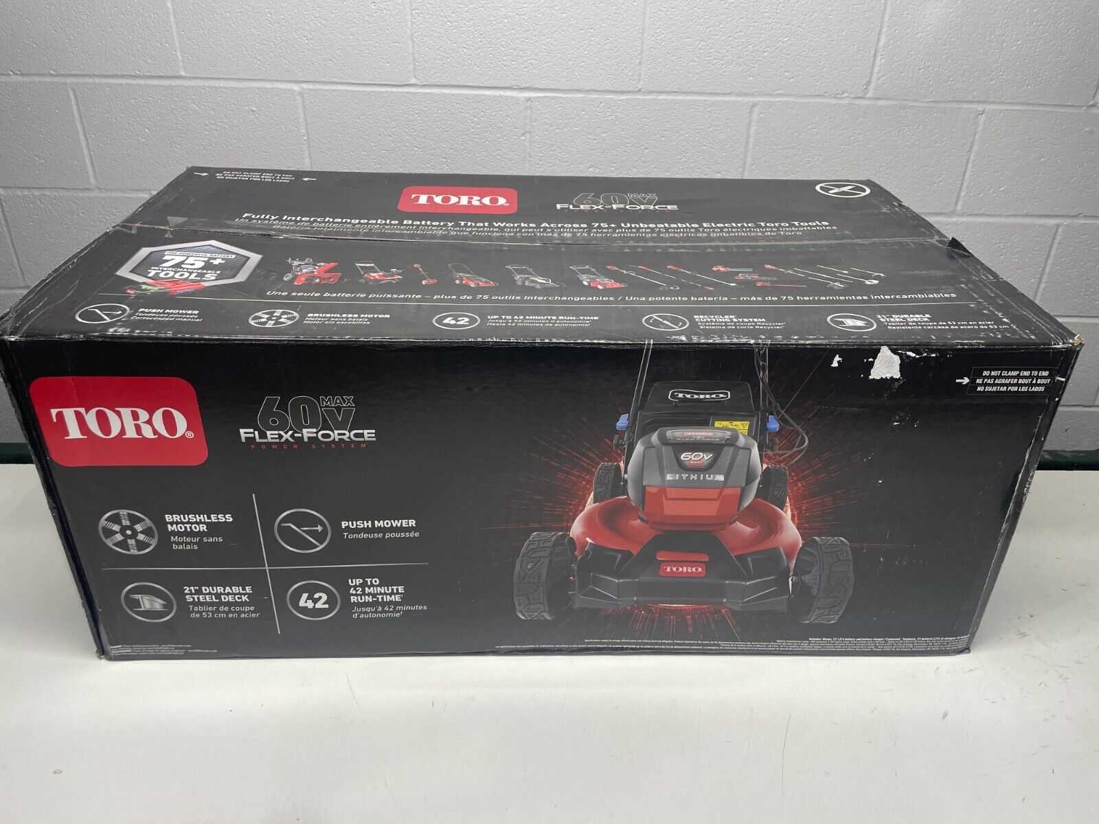 (NEW) Toro 21323 60V 21-in Cordless Push Lawn Mower (FREE SHIPPING)