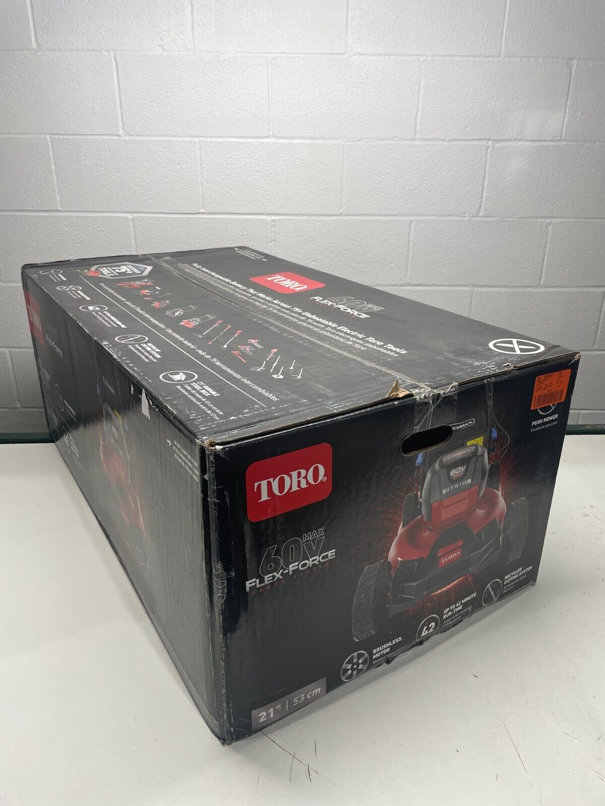 (NEW) Toro 21323 60V 21-in Cordless Push Lawn Mower (FREE SHIPPING)