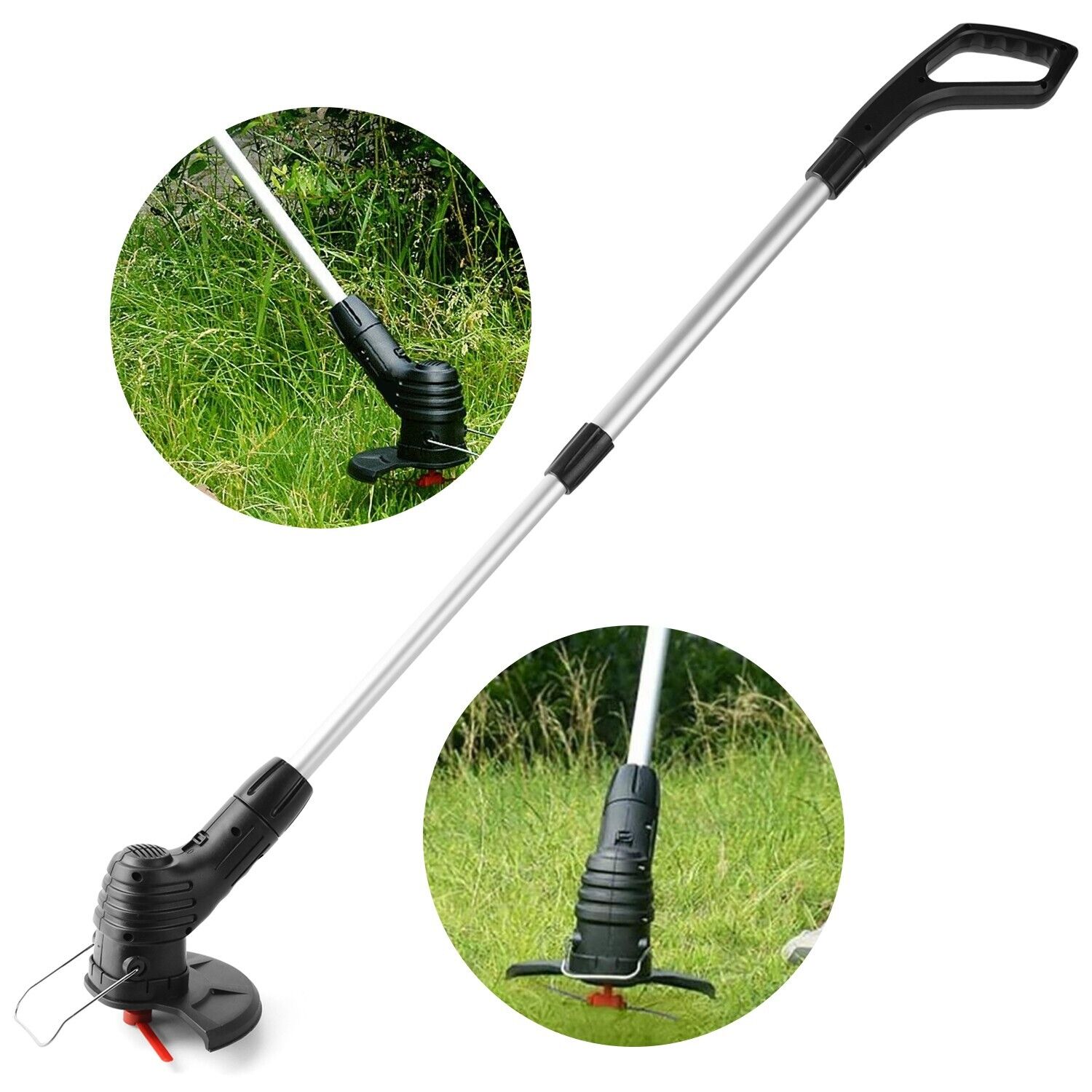 Electric Cordless Grass String Trimmer Lawn Edger Weed Wacker Cutter US STOCK