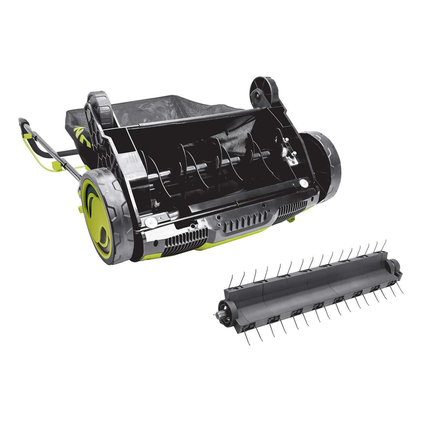 Restored Sun Joe AJ805E, 15-Inch, 13-Amp, Electric Dethatcher and Scarifier,