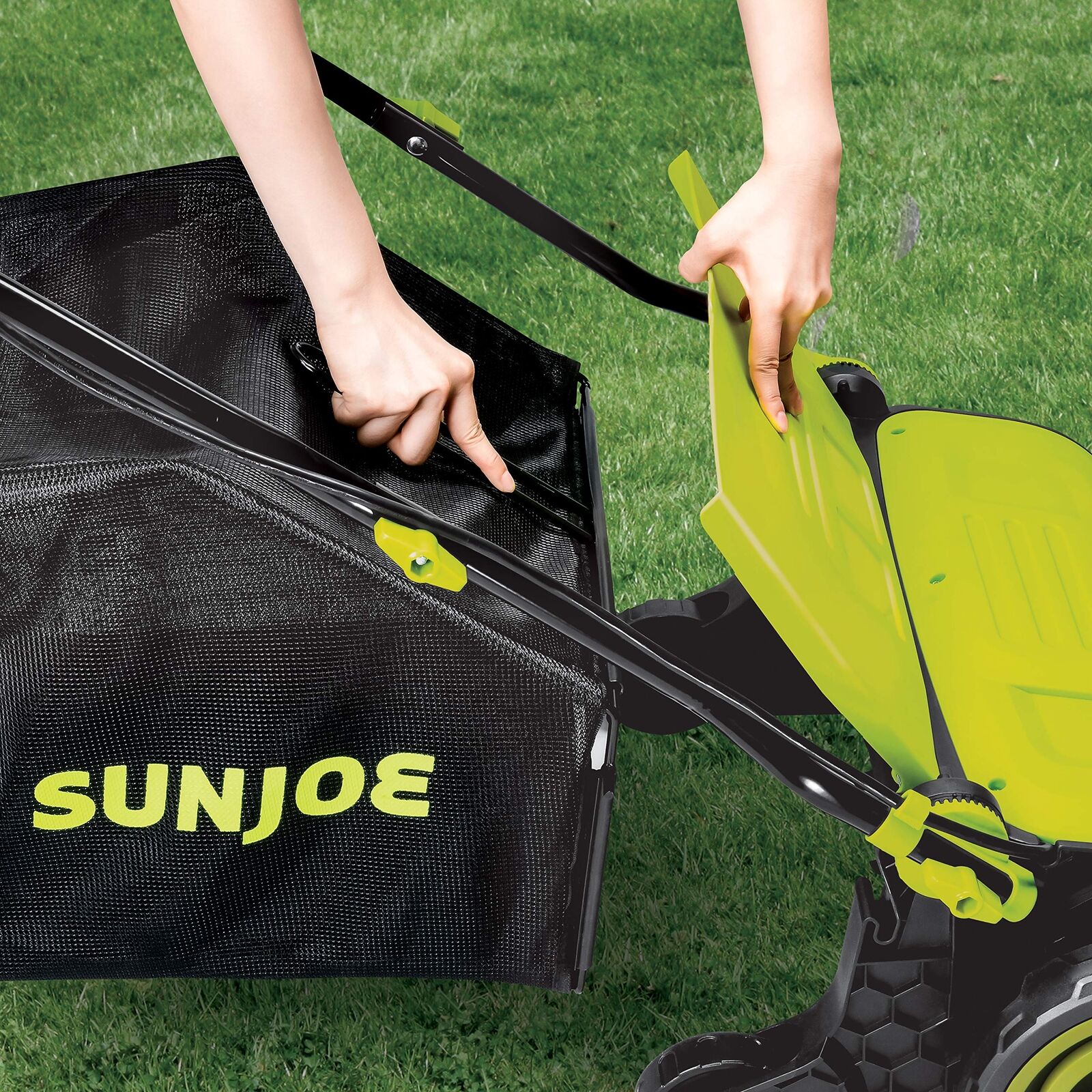 Restored Sun Joe AJ805E, 15-Inch, 13-Amp, Electric Dethatcher and Scarifier,