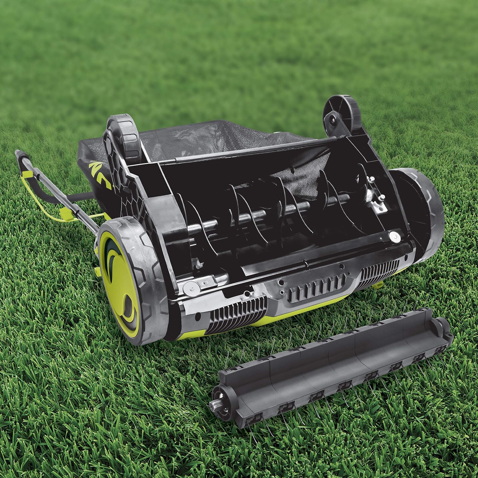 Restored Sun Joe AJ805E, 15-Inch, 13-Amp, Electric Dethatcher and Scarifier,