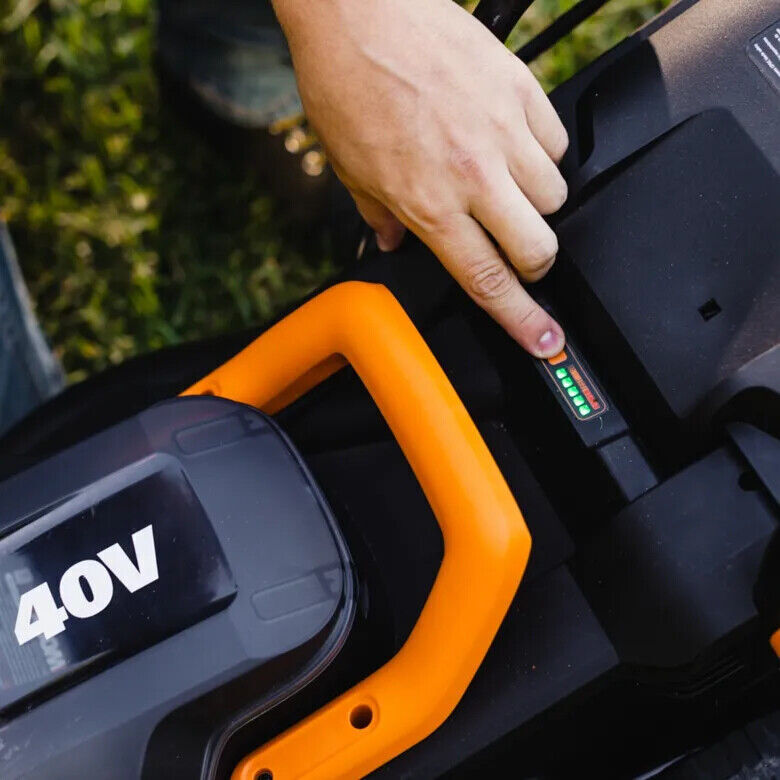 WG779 WORX 40V Power Share 4.0AH 14" Lawn Mower w/ Mulching & Intellicut - OB