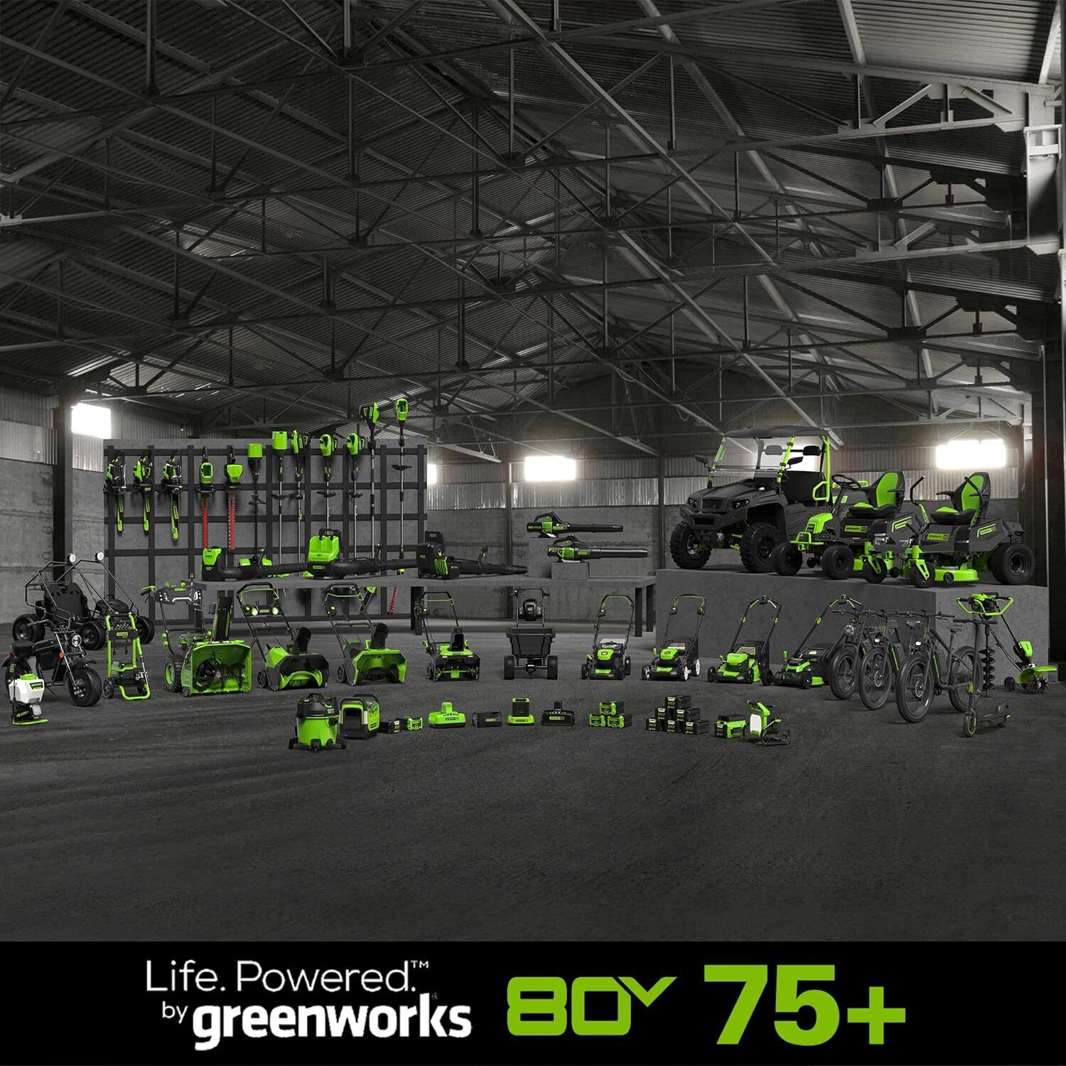 80 V 21 In Brushless Cordless Push Lawn Mower 60 Minute Rapid Charger Included
