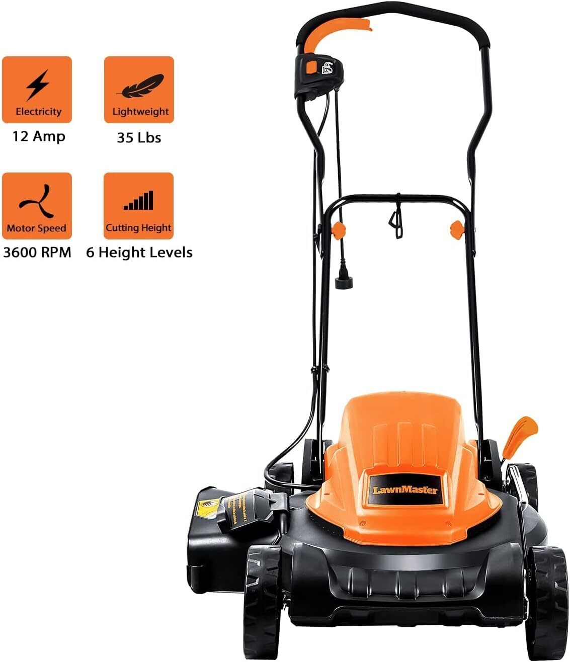 ME1218X Electric Lawn Mower 12AMP 19-Inch