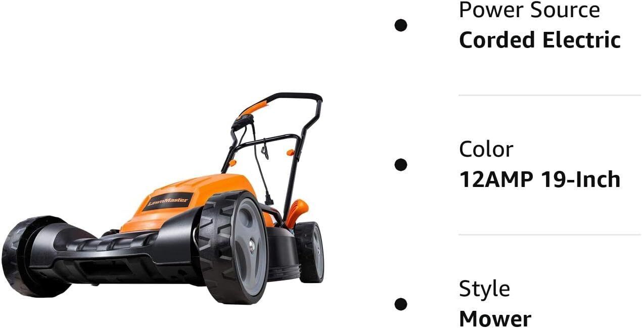 ME1218X Electric Lawn Mower 12AMP 19-Inch