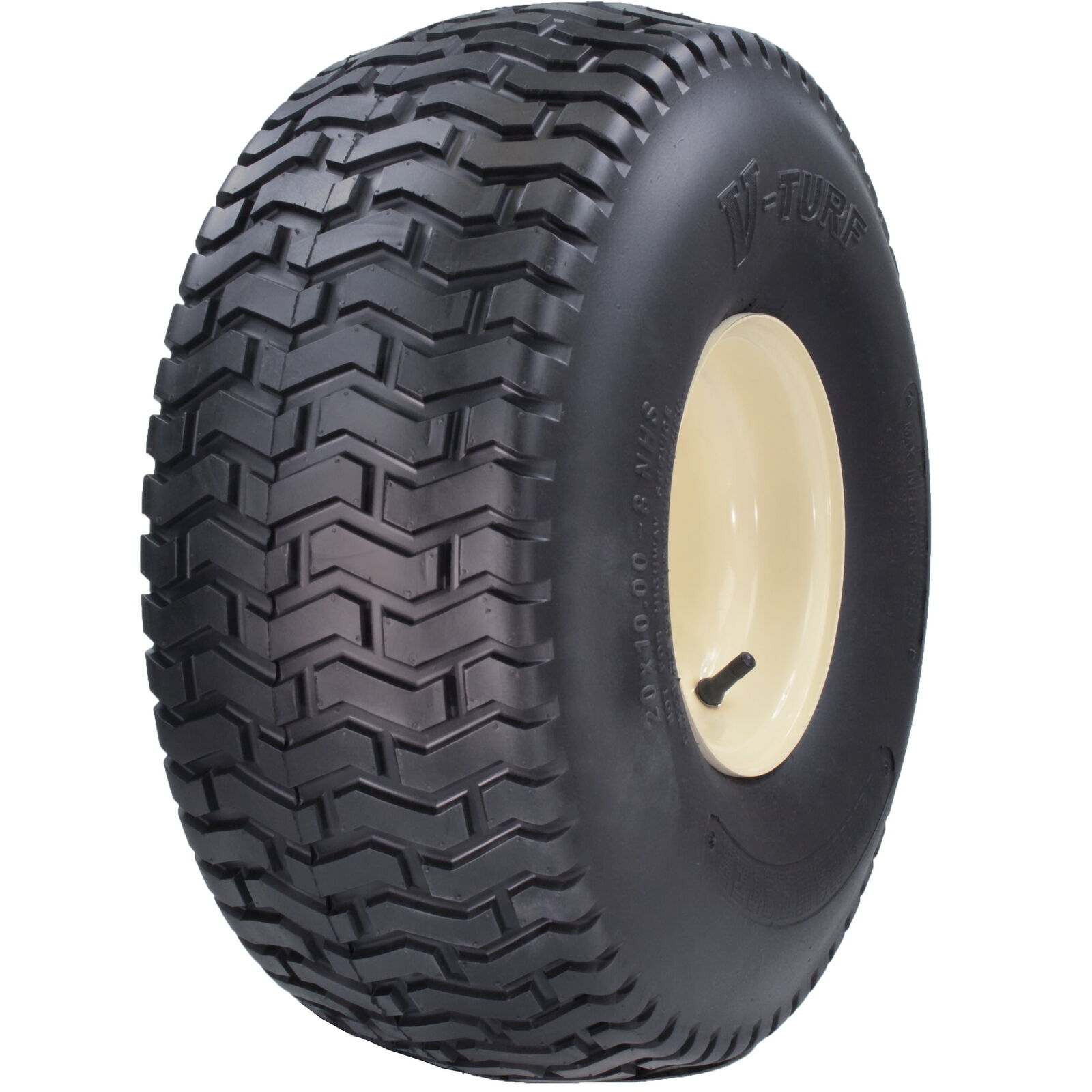 Soft Turf 15X6.00-6 4-Ply Rated Lawn and Garden Tire for Riding Mowers Tire Only