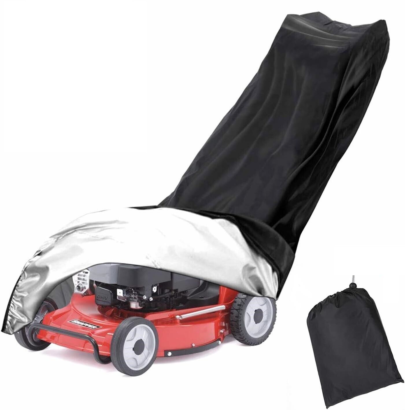 Heavy Duty Waterproof Lawn Mower Cover - Outdoor Protection - L4.7