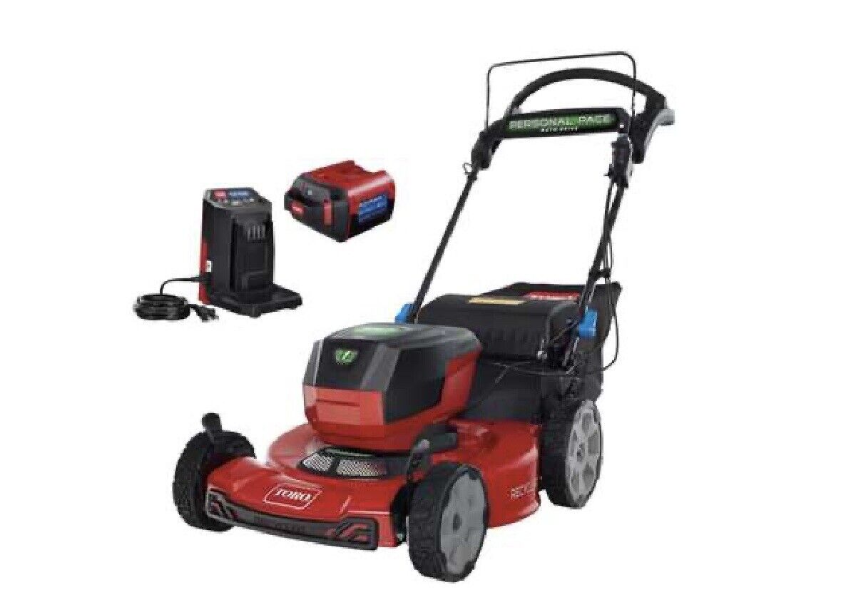 Toro 21466 Lawn Mower - Red- With Battery And Charger- Brand New- Free Shipping