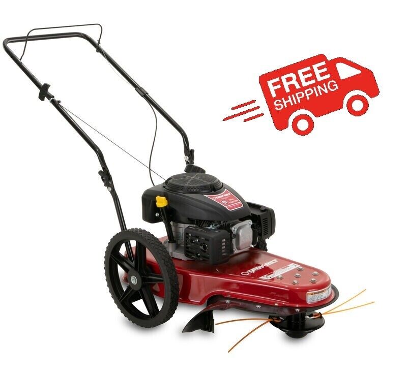 Troy-Bilt Walk Behind String Trimmer Mower, TB22TM 22 in. 140 cc Gas Red