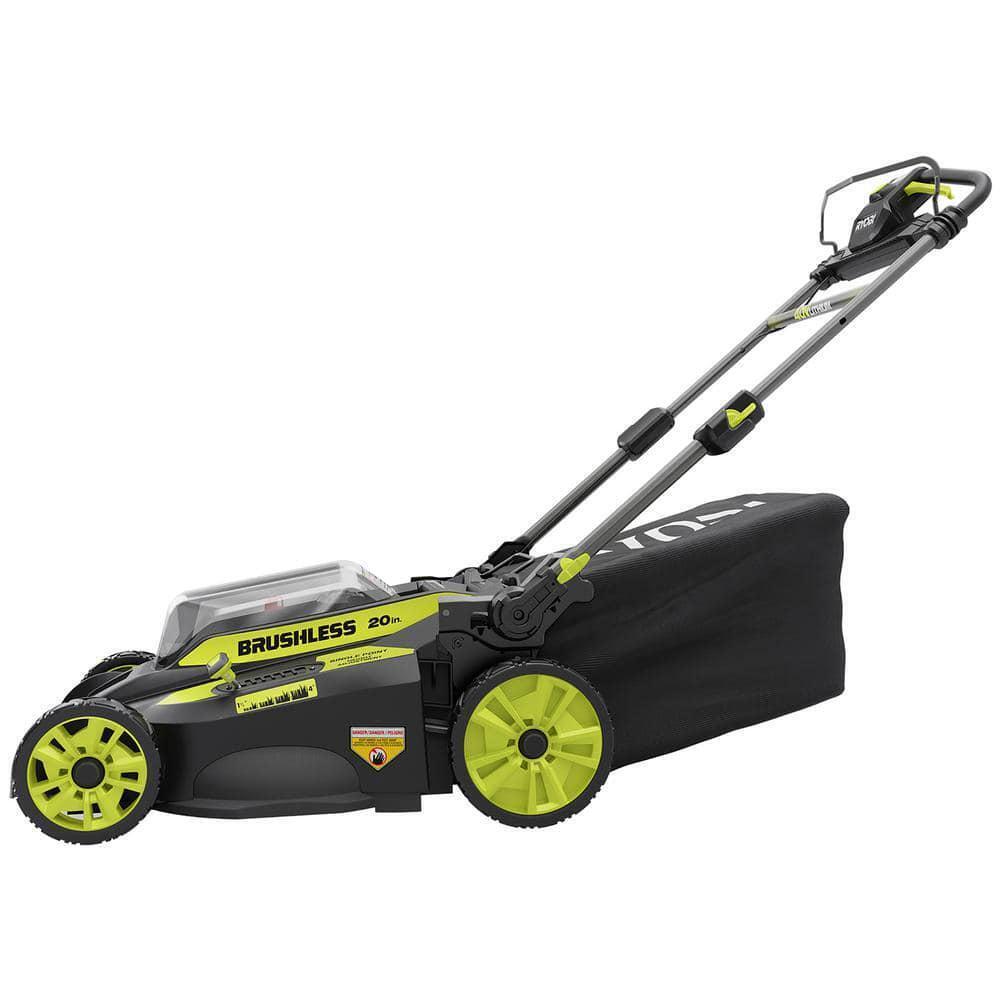RYOBI Walk Behind Mower 20" 40V Brushless Cordless With Battery and Charger