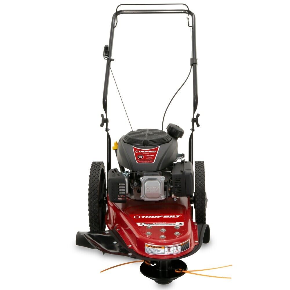 Troy-Bilt Walk Behind String Trimmer Mower, TB22TM 22 in. 140 cc Gas Red