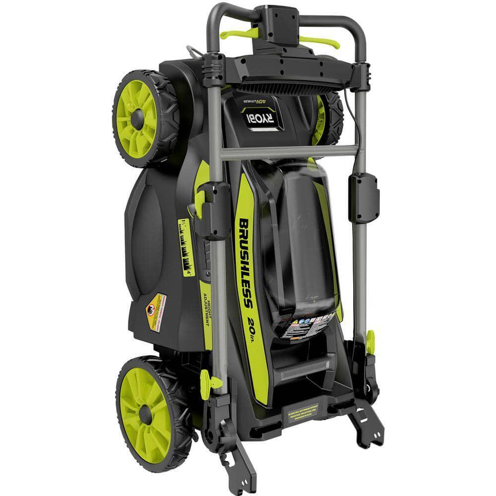 RYOBI Walk Behind Mower 20" 40V Brushless Cordless With Battery and Charger