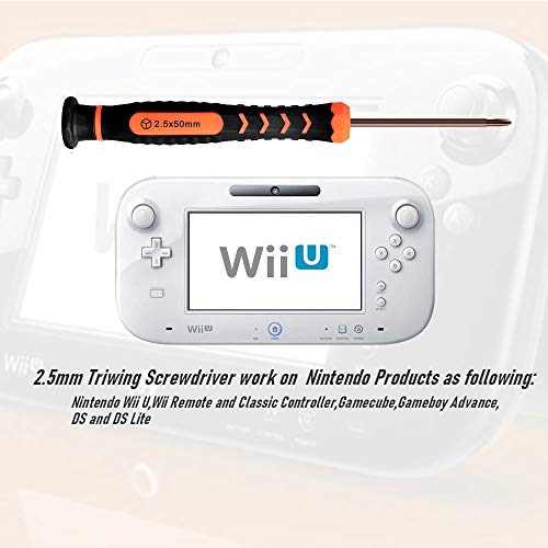 TECKMAN Triwing Screwdriver 2.5mm for Nintendo Wii and More