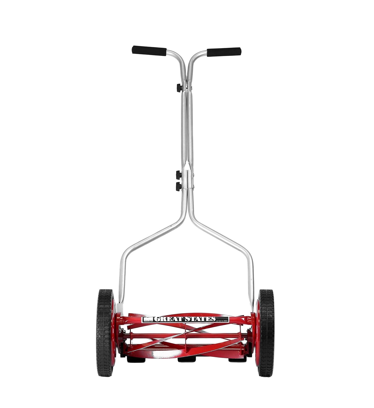 304-14 14-Inch 5-Blade Push Reel Lawn Mower, Red
