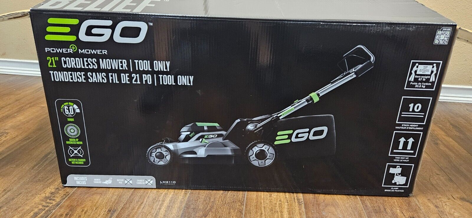 Ego Power+ Select Cut 21-inch 56V Cordless Push Lawn Mower (Tool Only)