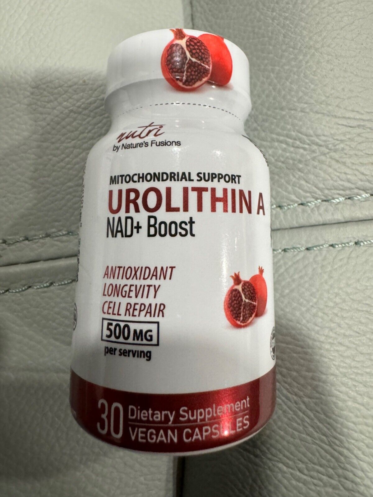 Nutri Urolithin A NAD+ boost 500 MG 30 CAPSULES EXP 7/2026 NEW SEALED