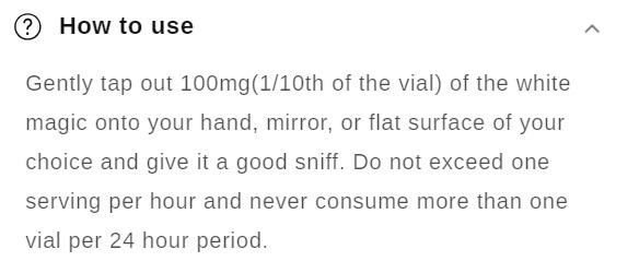 Want A BUMP - 1g Vial (400mg Caffeine)