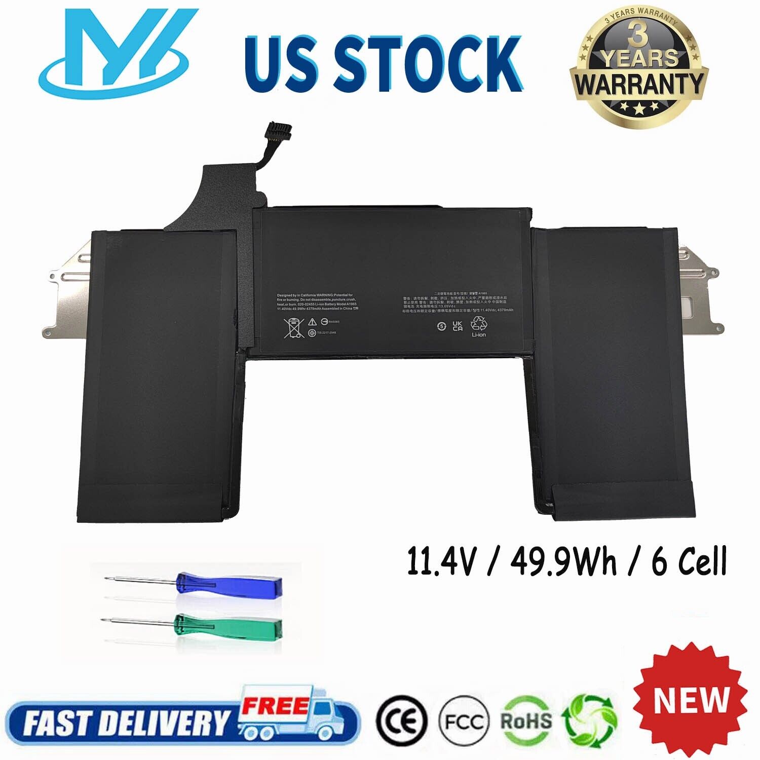 ✅A1965 A2179 A1932 Battery for Apple MacBook Air 13" Retina Early 2020 2018 2019