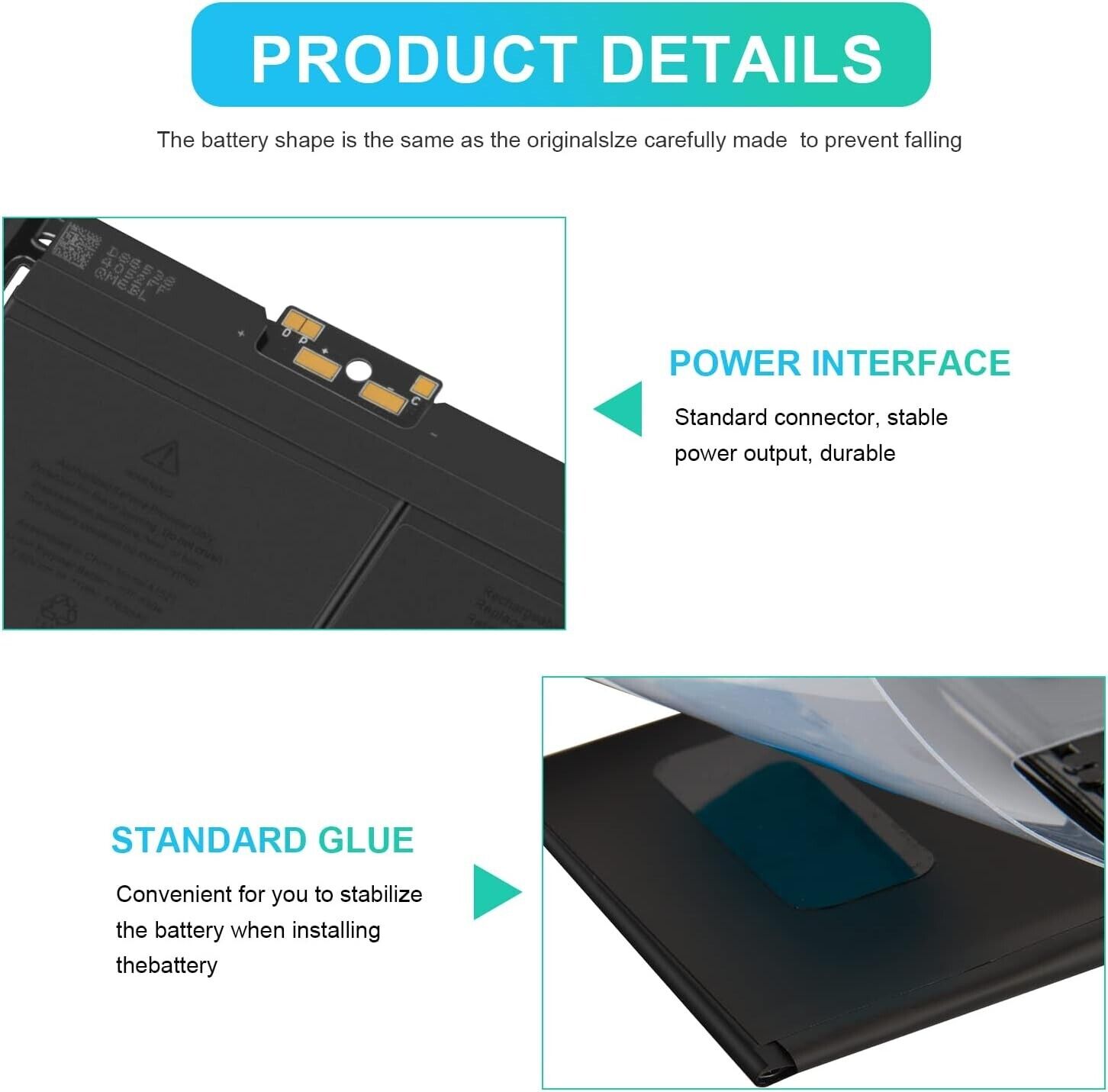 A1527 A1534 Battery for MacBook 12 Inch Early 2015 Early 2016 Mid 2017
