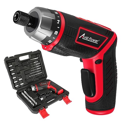 AVID POWER Electric Screwdriver Set with 44pcs Accessories