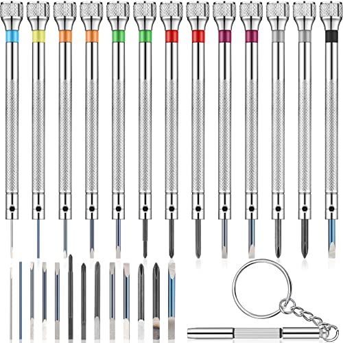 Precision 13-Piece Jewelers Screwdriver Set with Extra Blades