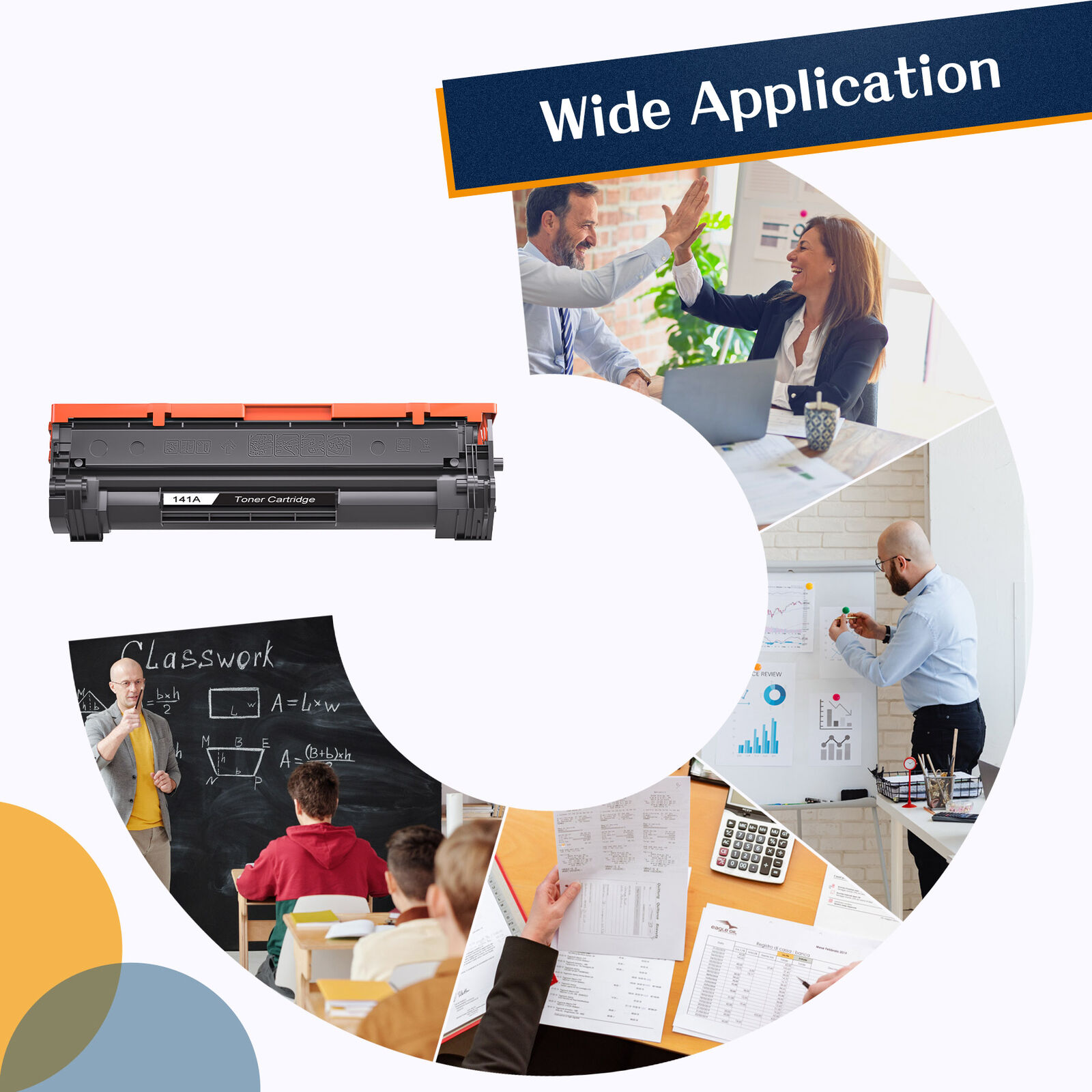 1PK 141A Black Toner Cartridge compatible with HP W1410A LaserJet M110w M140w