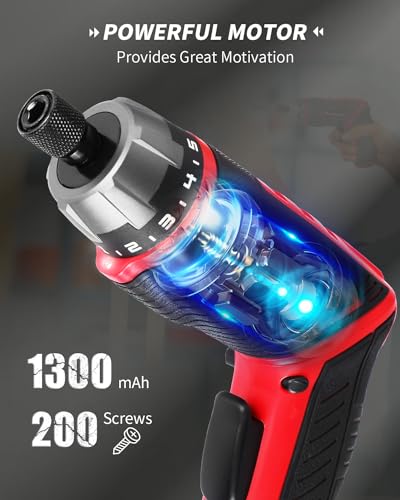 AVID POWER Electric Screwdriver Set with 44pcs Accessories