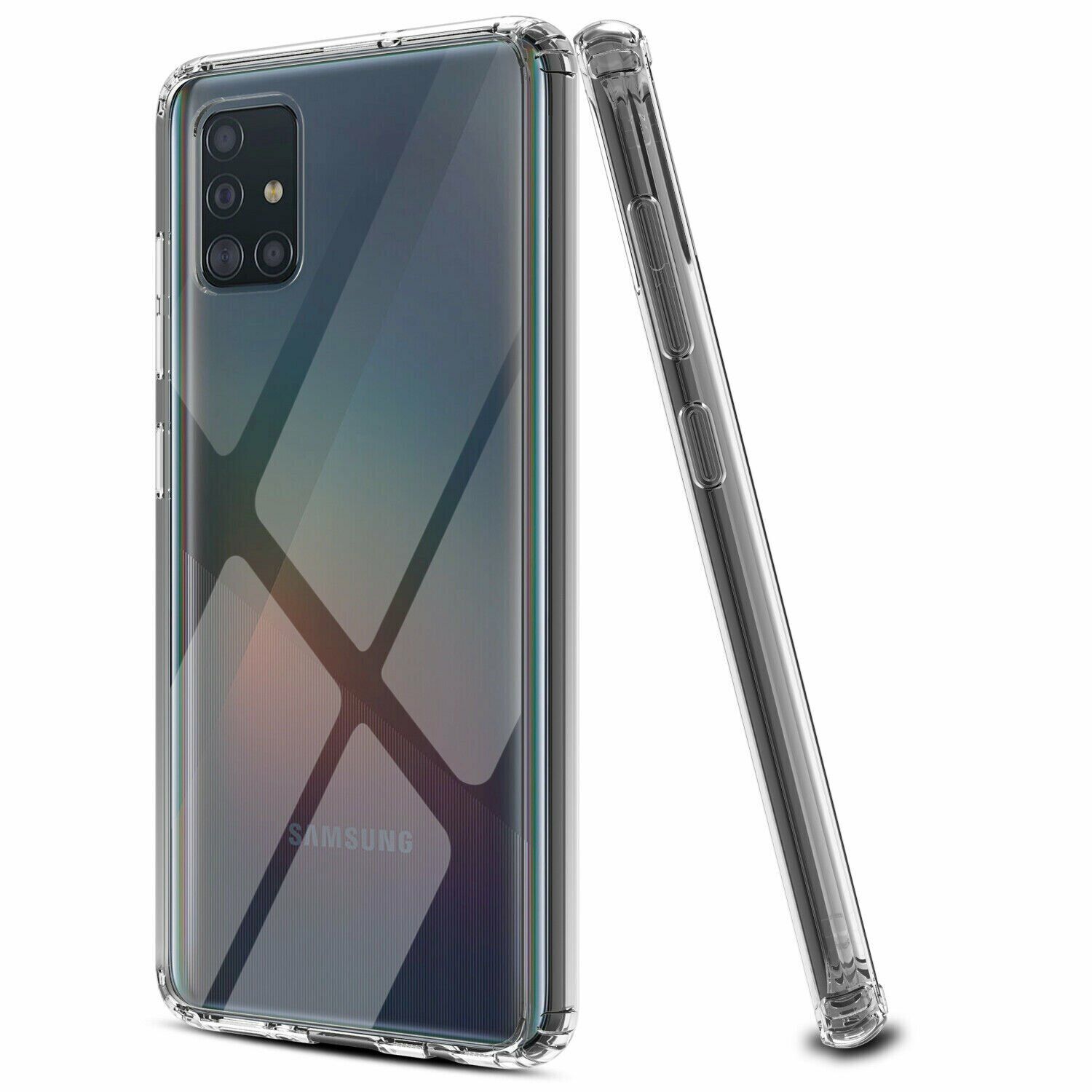 For Samsung Galaxy A51 A71 4G 5G Case Shockproof Hybrid Armor Clear Phone Cover
