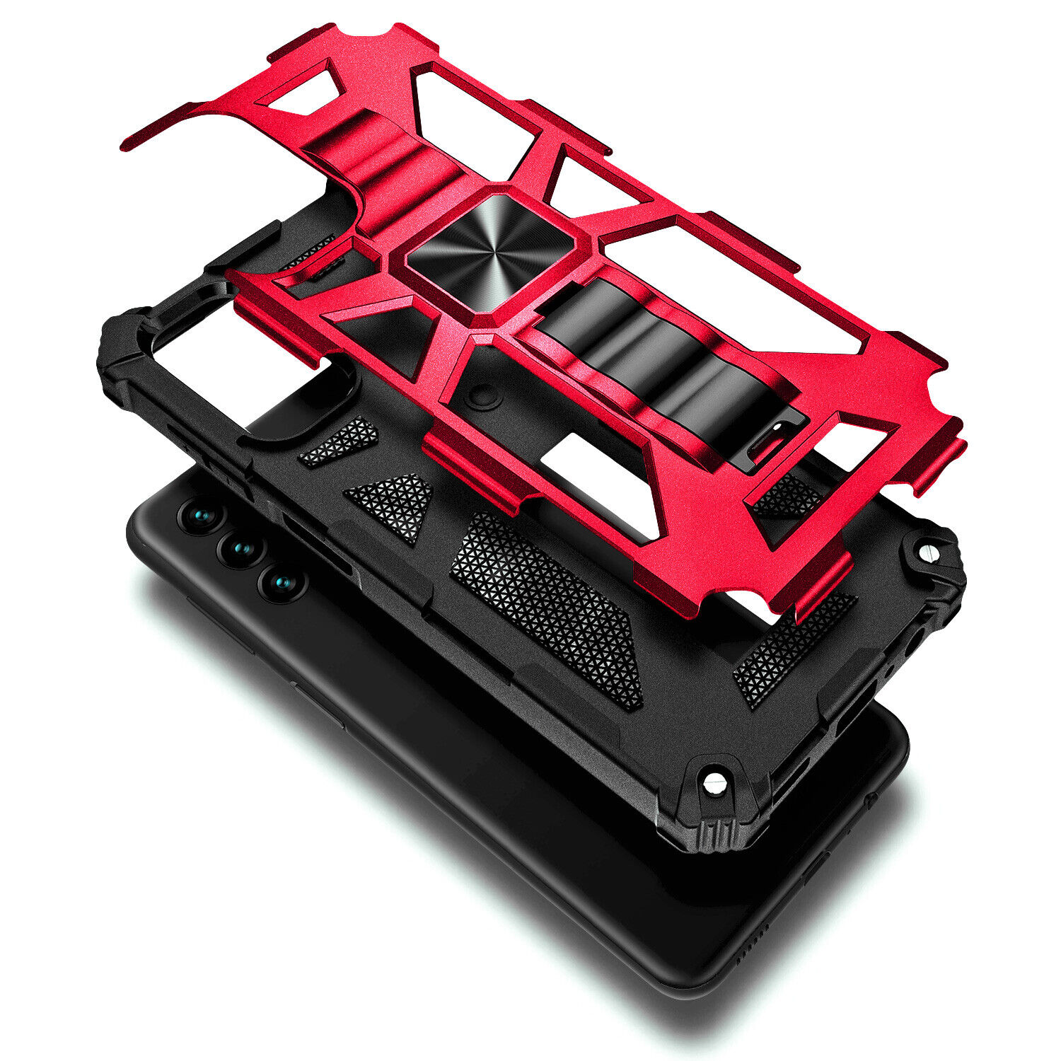 Case For Samsung Galaxy A14 5G Shockproof Kickstand Phone Cover + Tempered Glass
