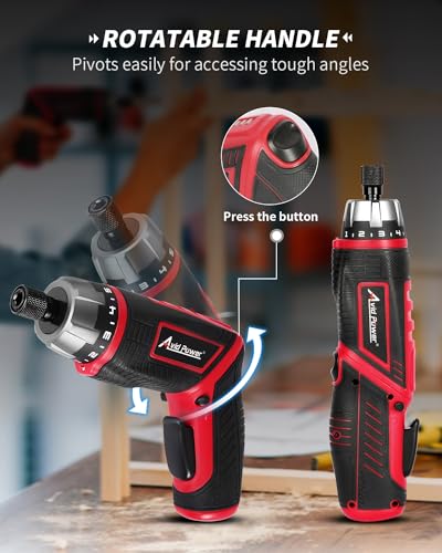 AVID POWER Electric Screwdriver Set with 44pcs Accessories