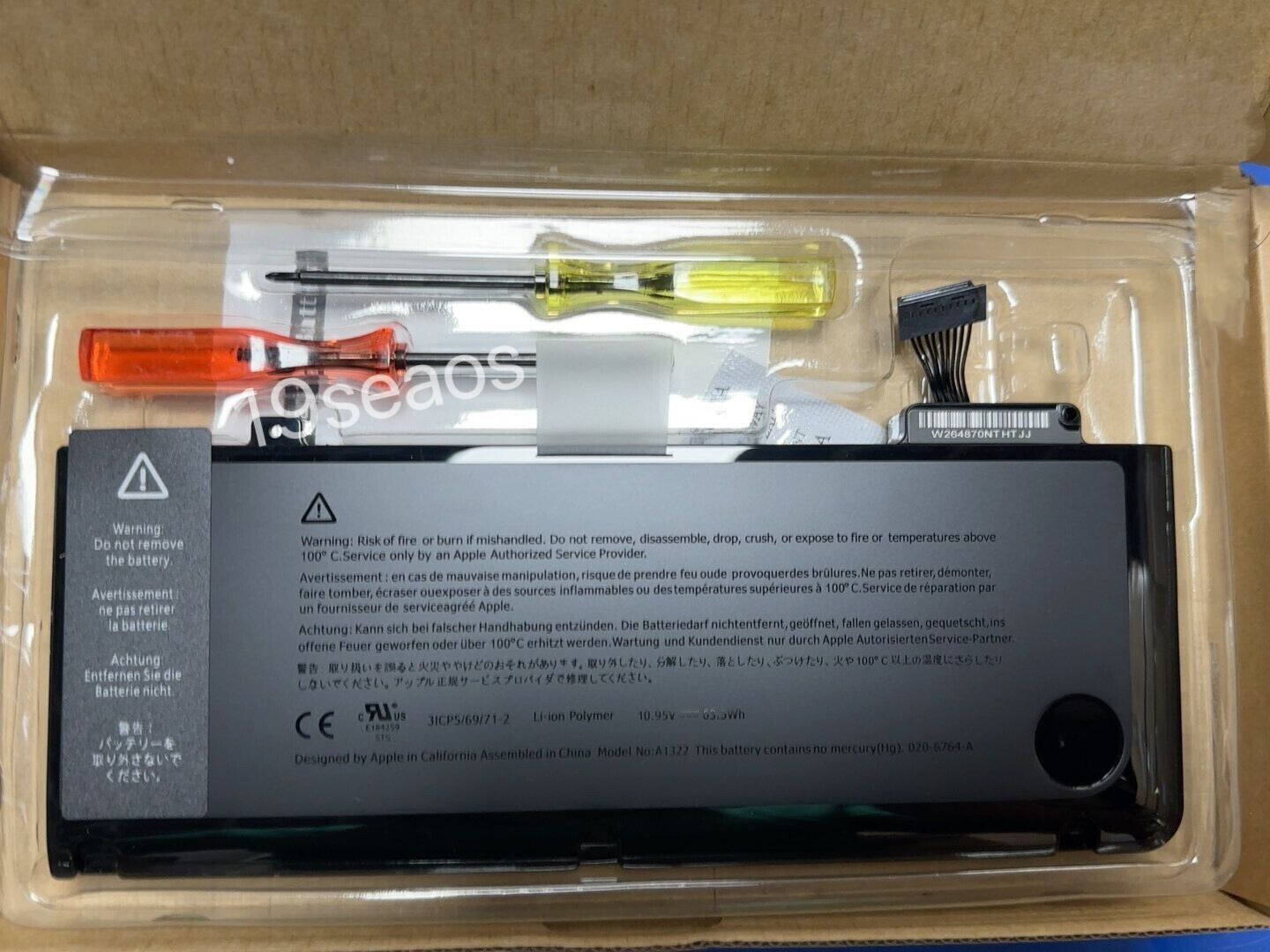 Genuine OEM A1322 Battery For Apple MacBook Pro 13"A1278 Mid 2009 2010 2011 2012