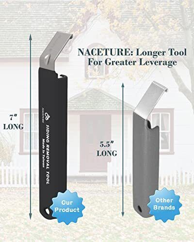  Vinyl Siding Tools Pack –7 Inch Heavy Duty Vinyl Siding Repair with Durable 1