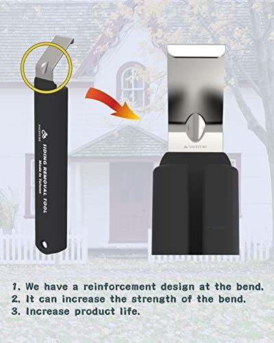  Vinyl Siding Tools Pack –7 Inch Heavy Duty Vinyl Siding Repair with Durable 1