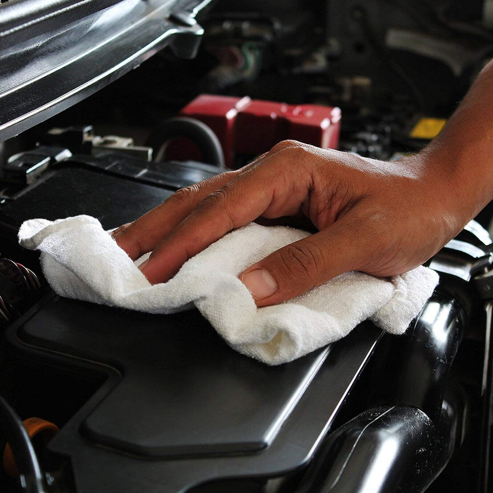 New Industrial A-Grade Shop Towels-Cleaning Towels White - Multipurpose Cleaning