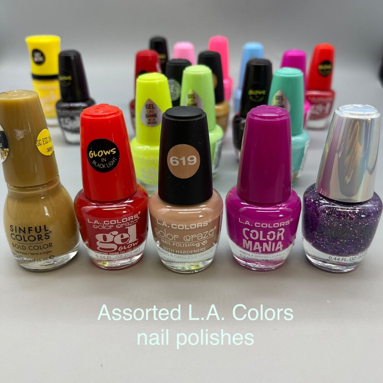 L.A. COLORS Nail Polish 20 Per Order !COLORS MAY VARY! 20 Pack Exp 1/26+