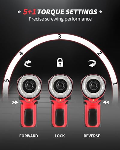 AVID POWER Electric Screwdriver Set with 44pcs Accessories