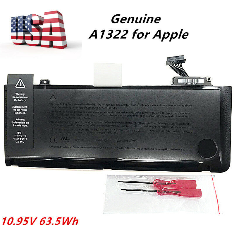 A1322 Genuine OEM Battery For Apple MacBook Pro 13"A1278 Mid 2009 2010 2011 2012
