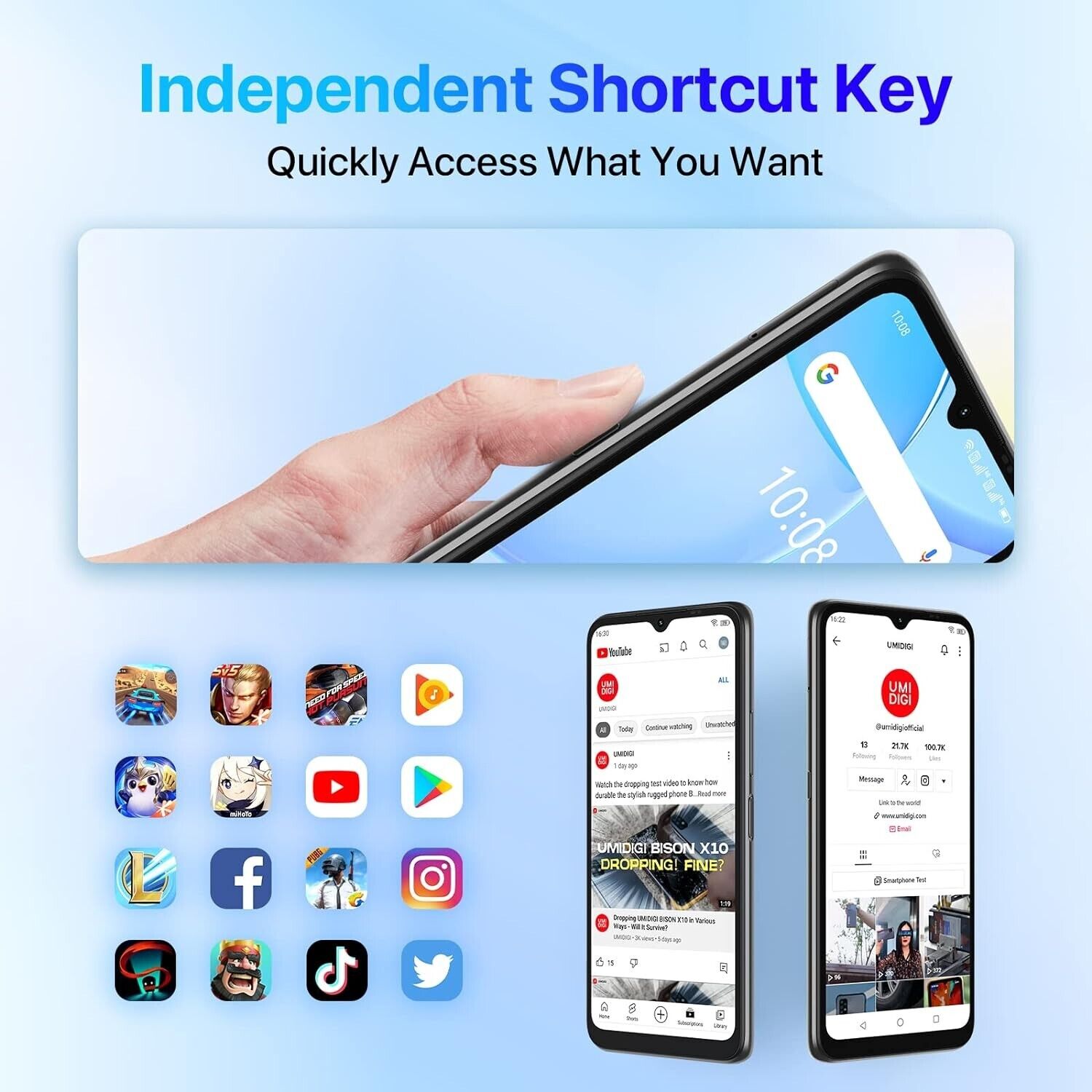 UMIDIGI Power 5S smartphone 3GB+64GB Android Unlocked Dual SIM 4G Cell Phone