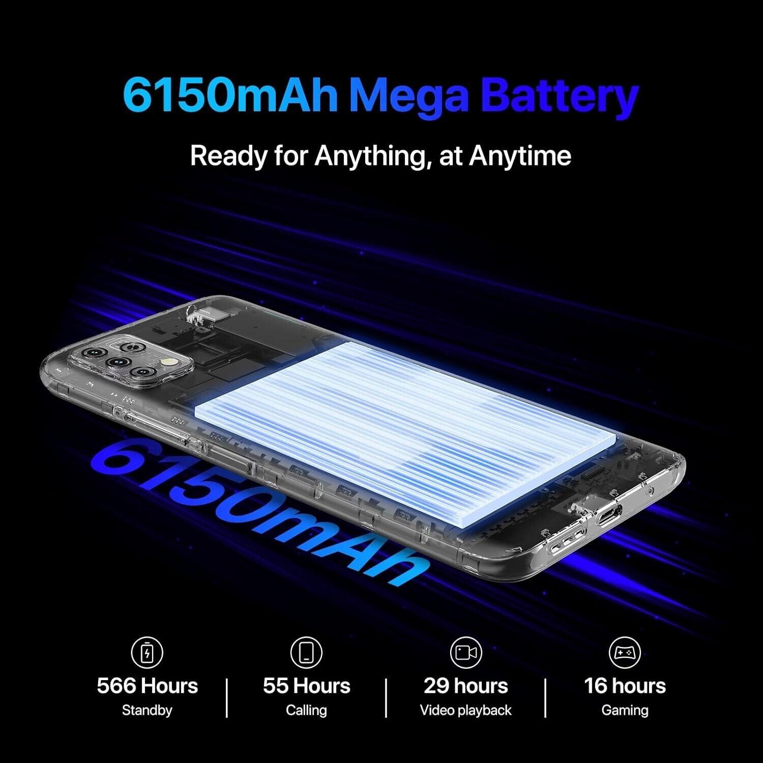 UMIDIGI Power 5S smartphone 3GB+64GB Android Unlocked Dual SIM 4G Cell Phone