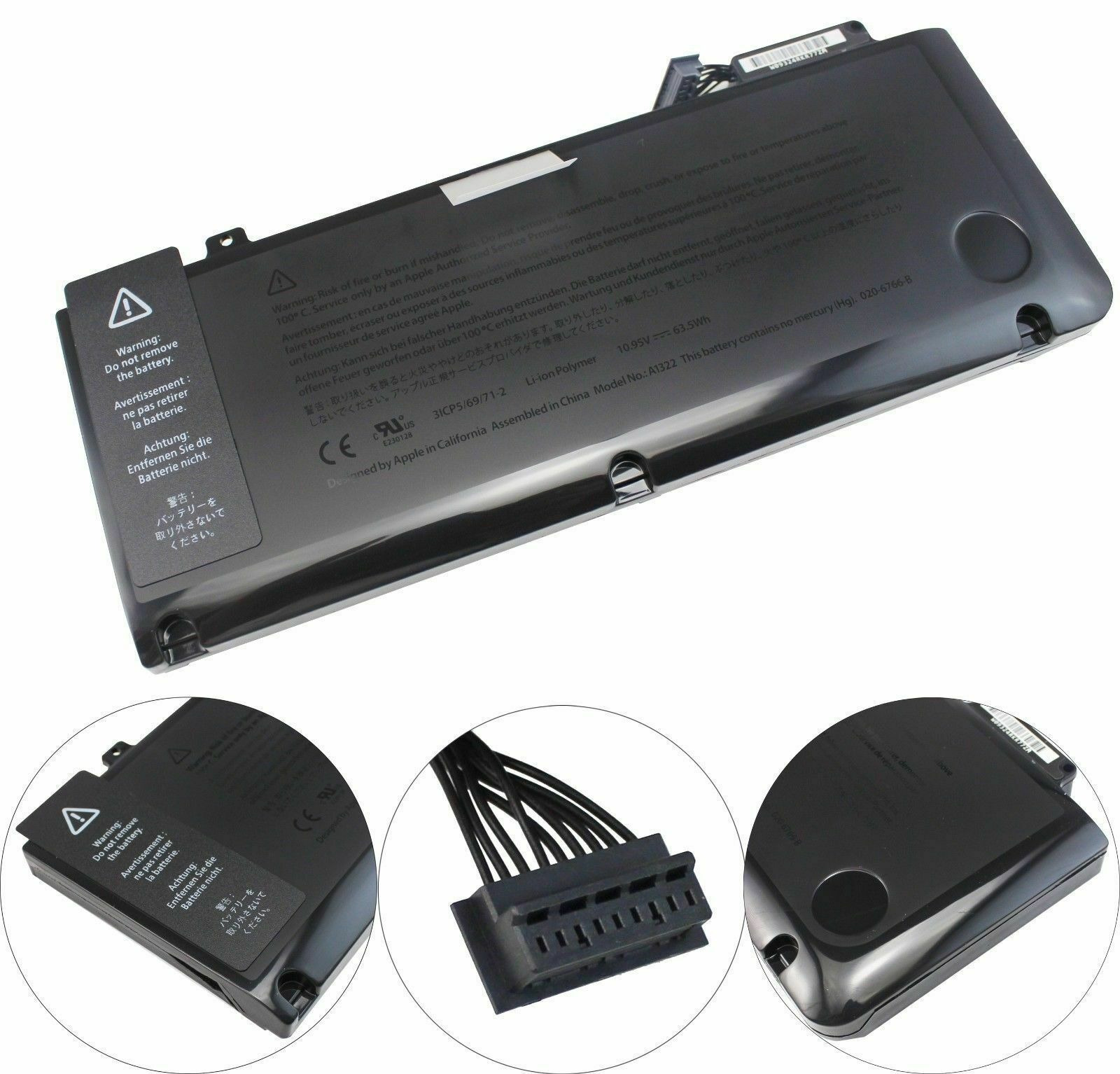 Genuine OEM A1322 Battery For Apple MacBook Pro 13"A1278 Mid 2009 2010 2011 2012