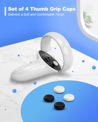 OLCLSS 13-in-1 Replacement Kit for Oculus Quest 2 Controller/Meta Quest 3 Controllers