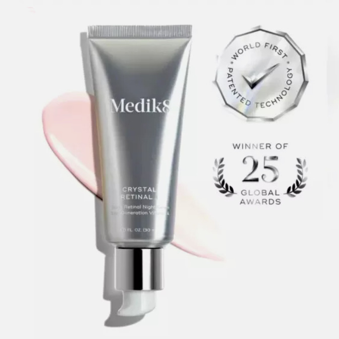 Medik8 Crystal Retinal 3 Night Serum 1 oz / 30mL $64 Retail Next Gen Vitamin A