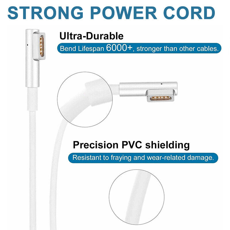 For Apple MacBook Air 11" 13” 2008 to 2011 45W Power Adapter Charger A1436 L-tip