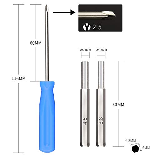 5 Triwing Screwdrivers & CR1616 Batteries Set