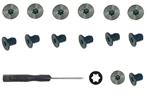 14pcs black screws & T5 screwdriver set for wallets